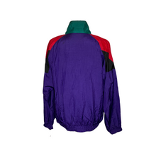 Load image into Gallery viewer, SHELL 80s Vintage Track Jacket (Multi) (L)
