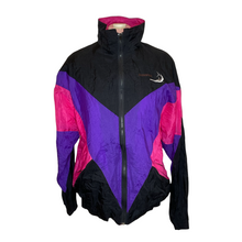 Load image into Gallery viewer, Vintage Pink/Black/Purple Track Jacket - SWORDFISH (L)
