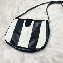 Load image into Gallery viewer, Gitano 80s Vintage Navy and White Stripe Purse

