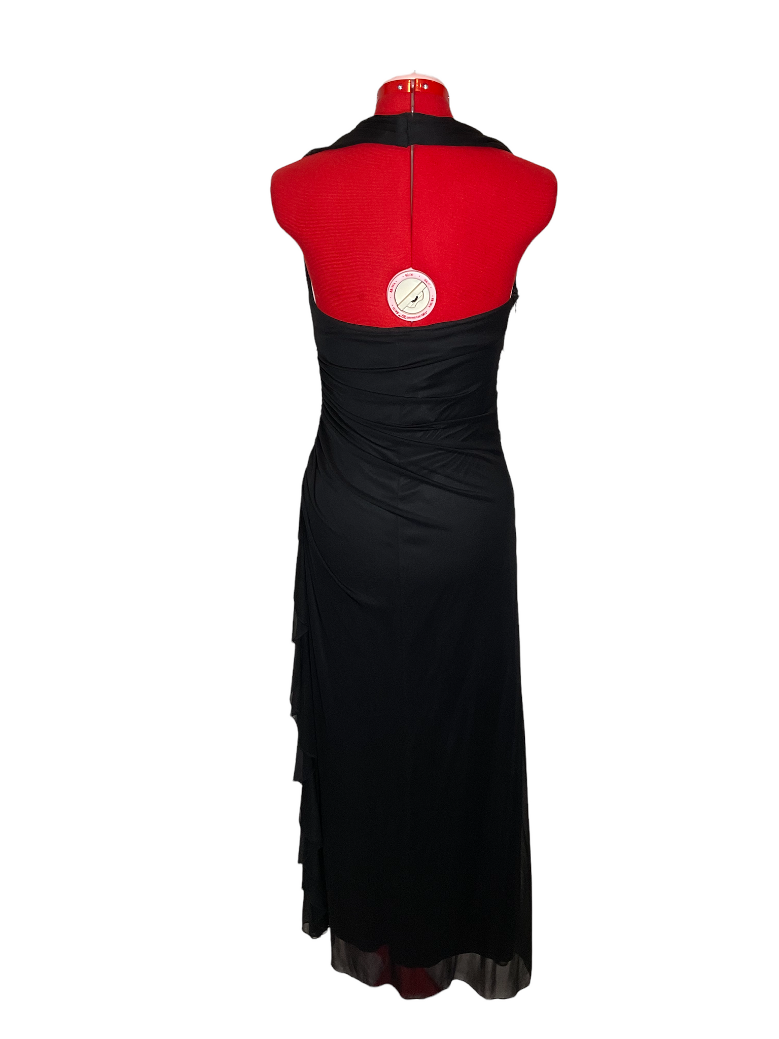 Blondie Nites By Linda Bernell Black Halter Prom Dress (US13) Blondie Nites By Linda Bernell Black Halter Prom Dress (US13)