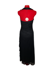 Load image into Gallery viewer, Blondie Nites By Linda Bernell Black Halter Prom Dress (US13)
