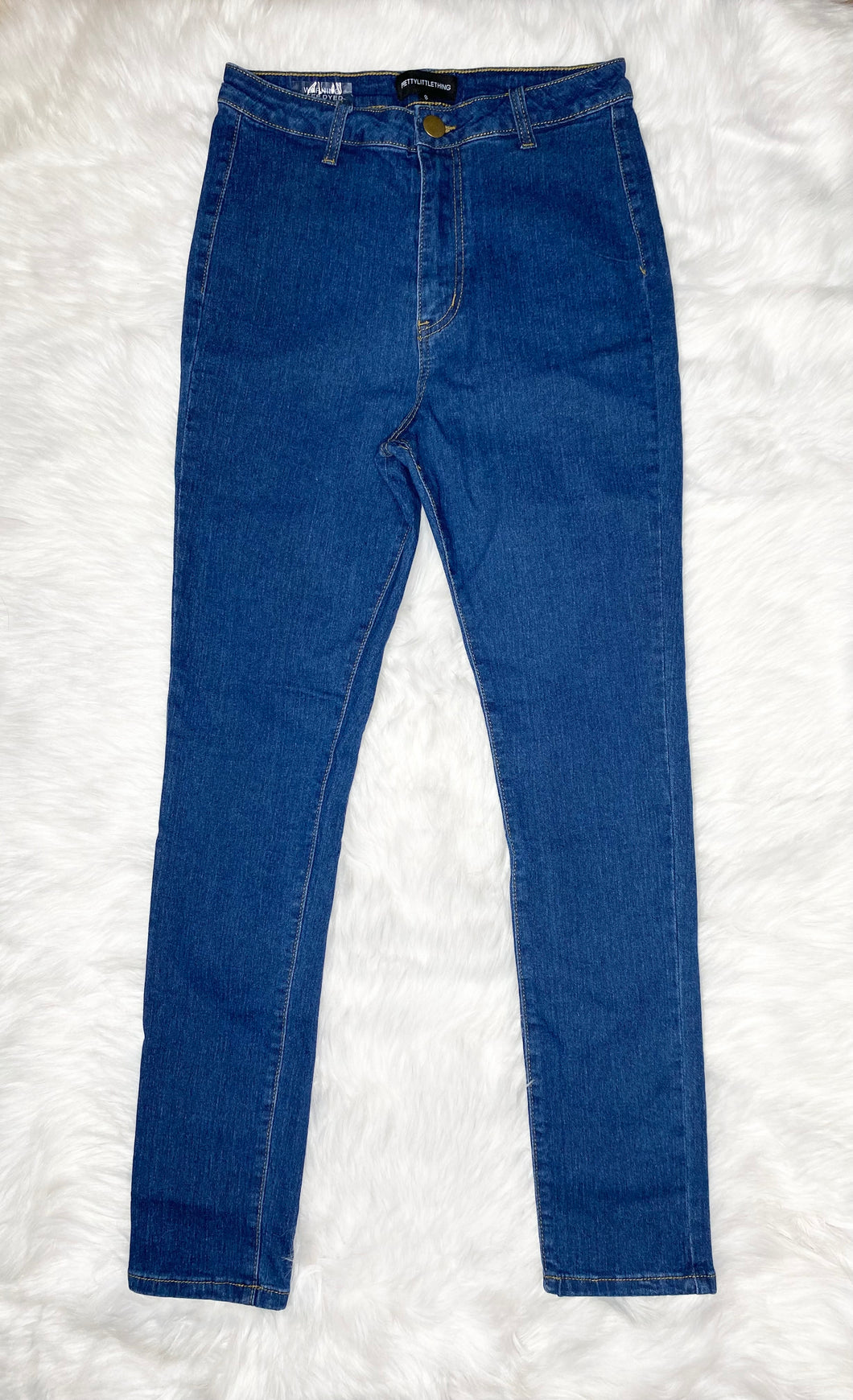 High Waisted Skinny Jeans (US4)