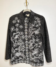 Load image into Gallery viewer, Floral Glittered Button Down (S/M)
