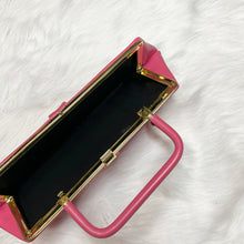 Load image into Gallery viewer, Small Pink Vintage Clutch

