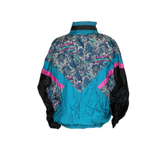 Load image into Gallery viewer, Blue/Multi/Abstract Printed Vintage Track Jacket (L)
