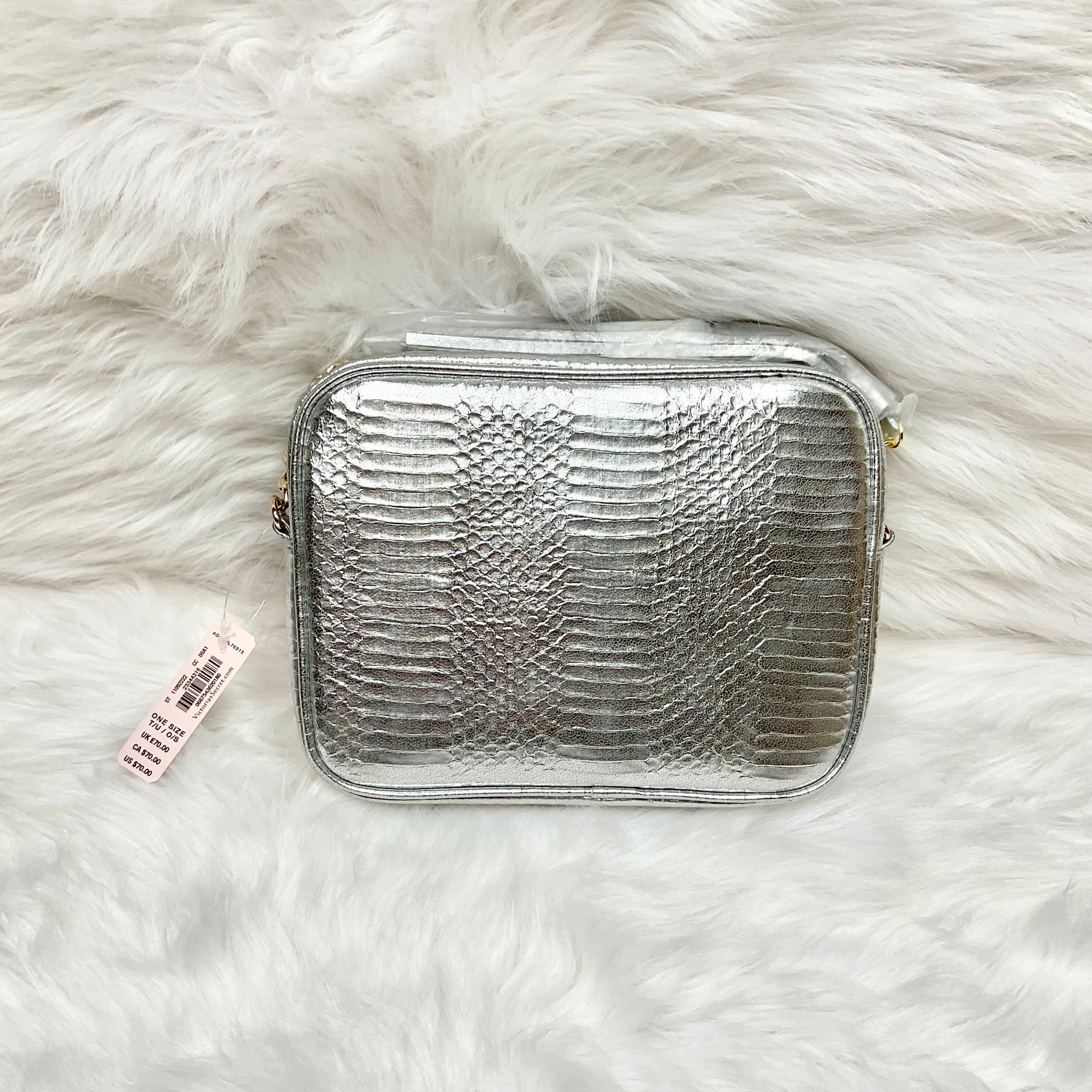 victoria secret grey purse