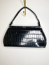 Load image into Gallery viewer, Vintage Black Clutch Handbag
