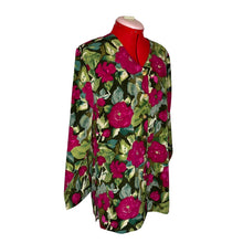 Load image into Gallery viewer, Floral Button Down Long Sleeve Top w/ Gold Buttons (M)
