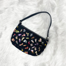 Load image into Gallery viewer, Small Lulu Vintage Colorful Shoe Printed Shoulder Bag
