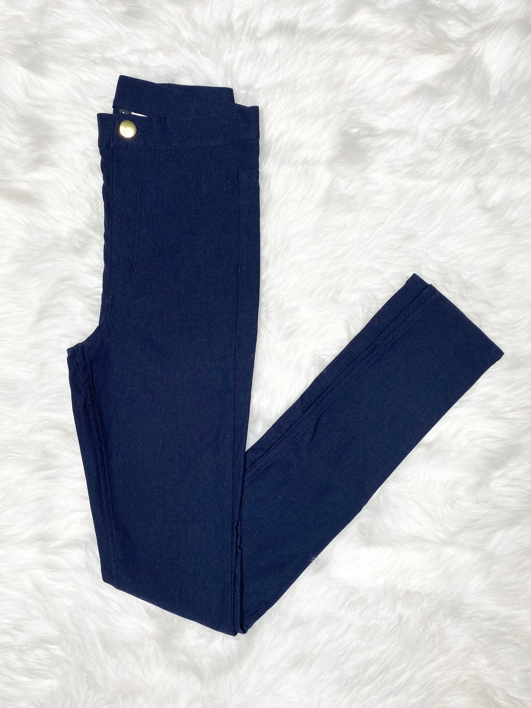 H&M Navy Blue Skinny Pants (US6)