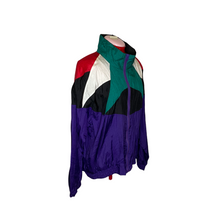 Load image into Gallery viewer, SHELL 80s Vintage Track Jacket (Multi) (L)
