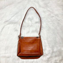 Load image into Gallery viewer, Brown Vintage Purse w/ Double Dark Brown Stripes
