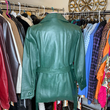 Load image into Gallery viewer, SIROCCO Vintage Green Leather Jacket (14)
