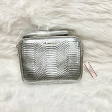 Load image into Gallery viewer, Silver Metallic Snake Skin Purse by Victoria’s Secret
