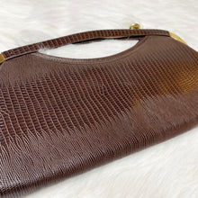Load image into Gallery viewer, Brown Vintage Leather Clutch
