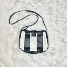 Load image into Gallery viewer, Gitano 80s Vintage Navy and White Stripe Purse
