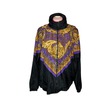 Load image into Gallery viewer, Vintage Baroque Tracksuit (Black/Purple/Gold) (L)
