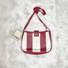 Load image into Gallery viewer, Gitano 80s Vintage Red and White Stripe Purse
