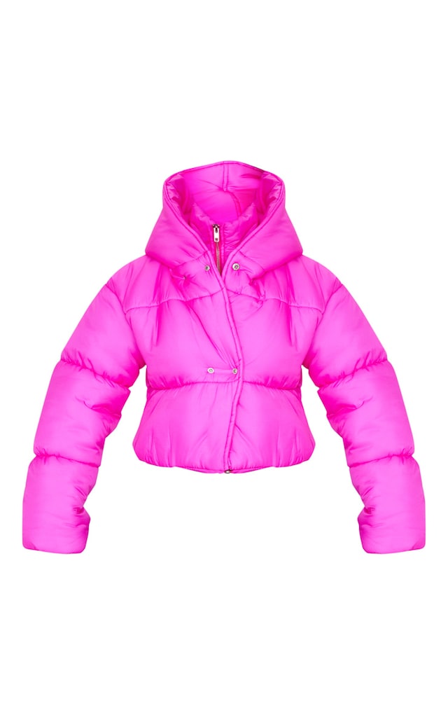 Hot Pink Puffer Coat (US4)