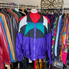 Load image into Gallery viewer, SHELL 80s Vintage Track Jacket (Multi) (L)
