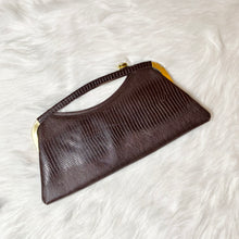 Load image into Gallery viewer, Brown Vintage Leather Clutch

