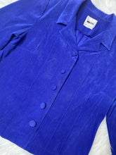 Load image into Gallery viewer, Leslie Fay Dresses Royal Blue Vintage Blazer (US10)
