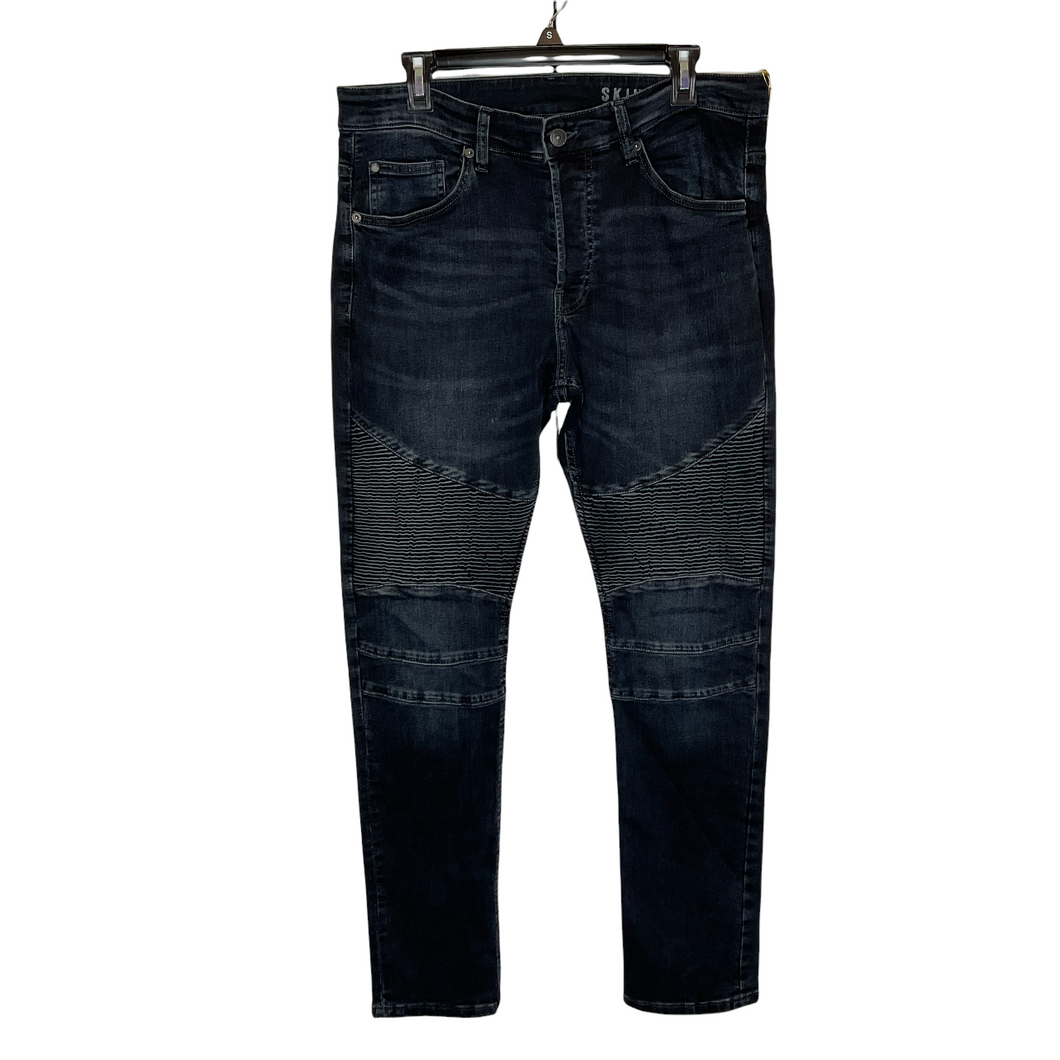 Men’s H&M Dark Skinny Moto Jeans (US34)