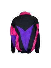 Load image into Gallery viewer, Vintage Pink/Black/Purple Track Jacket - SWORDFISH (L)
