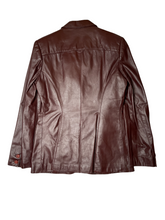 Load image into Gallery viewer, Vintage 70s Etienne Aigner Brown Leather Jacket (US12)
