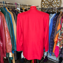 Load image into Gallery viewer, Red Two-Piece Blazer &amp; Skirt Suit by HBS LTD (US12)
