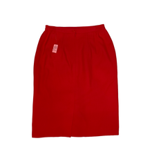 Load image into Gallery viewer, Red Two-Piece Blazer &amp; Skirt Suit by HBS LTD (US12)
