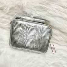 Load image into Gallery viewer, Silver Metallic Snake Skin Purse by Victoria’s Secret
