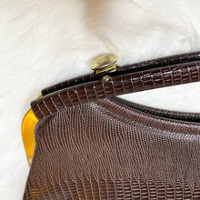 Load image into Gallery viewer, Brown Vintage Leather Clutch
