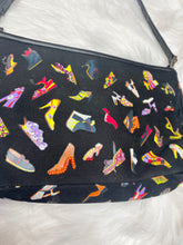 Load image into Gallery viewer, Small Lulu Vintage Colorful Shoe Printed Shoulder Bag
