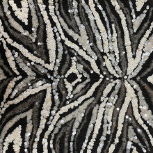 Load image into Gallery viewer, CACHE’ Black &amp; White Sequin Top (L)
