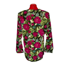 Load image into Gallery viewer, Floral Button Down Long Sleeve Top w/ Gold Buttons (M)
