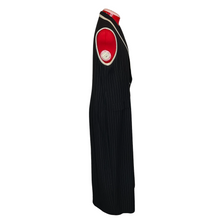 Load image into Gallery viewer, Black/White Pin Stripe Long Double Breasted Vest/Dress by Danny Nicole NY (US16)
