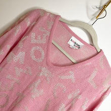 Load image into Gallery viewer, Vintage Light Pink V-Neck Sweater (S)
